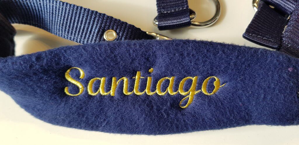 Santiago borduring halster