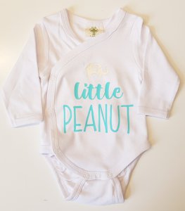 Baby romper met opdruk