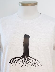 T-shirt opdruk met boom