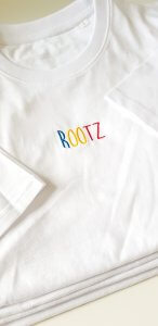 Rootz t-shirts geborduurd