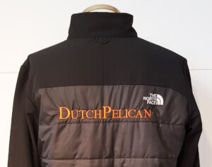 DutchPelican heren rugborduring