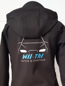 Wil-Thi opdruk softshell jas